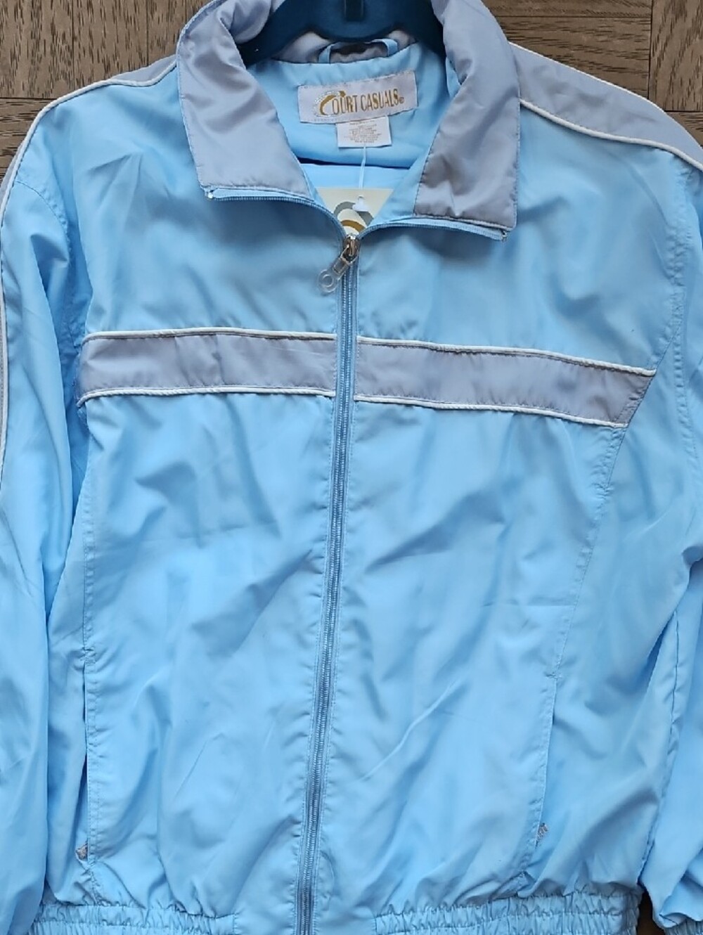 Vintage Court Casuals Women’s Light Blue Track Jacket & Joggers Set Medium - Picture 4 of 6